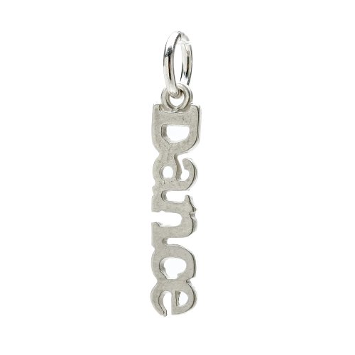 dance charm, sterling silver