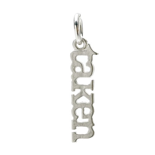 taken charm, sterling silver