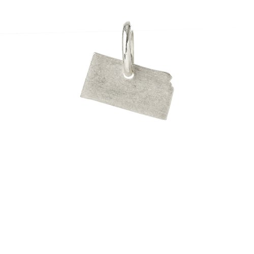 kansas charm, sterling silver