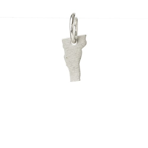 vermont charm, sterling silver