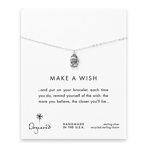 make a wish lucky cat sterling silver reminder bracelet