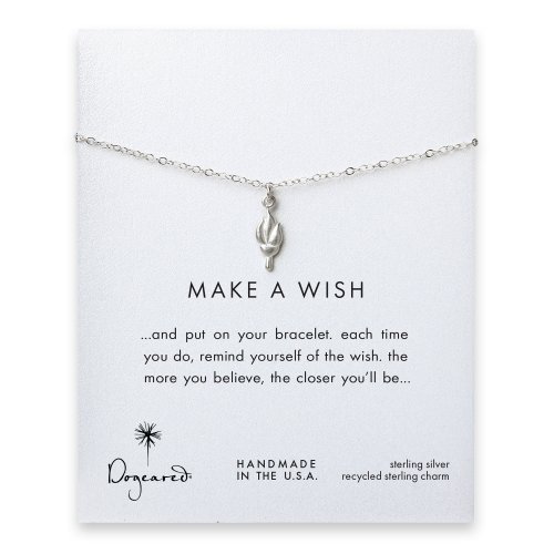 make a wish torch bracelet, sterling silver