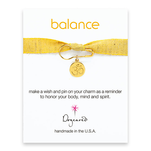 balance make a wish pin with om symbol