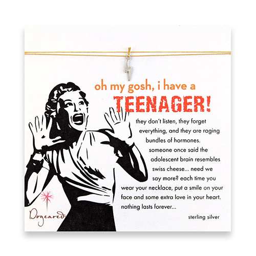 oh my gosh i have a teenager make a wish necklace with sterling silver lightening bolt on gold