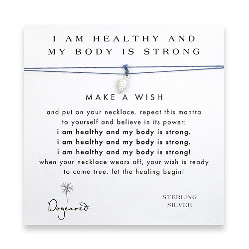 i am healthy and my body is strong make a wish sterling silver angel wings on ocean