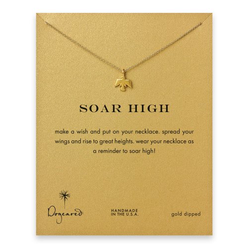 soar high thunderbird necklace, gold dipped