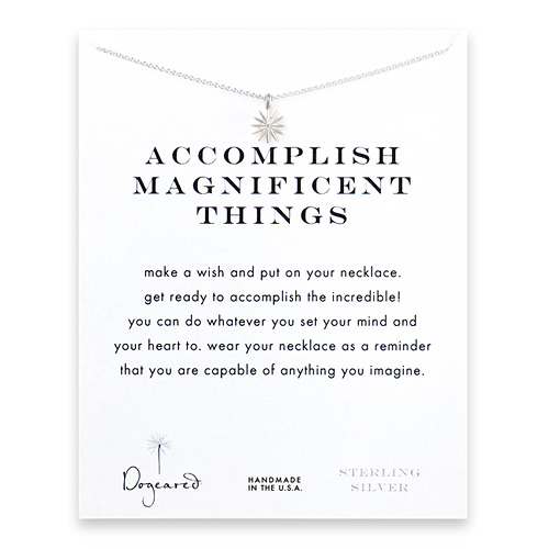 accomplish magnificent starburst necklace, sterling silver