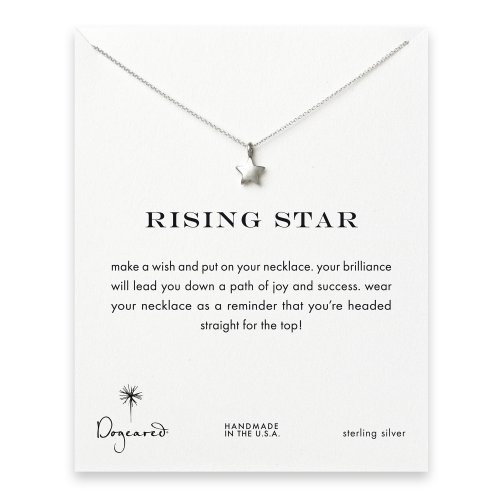 rising star full star necklace, sterling silver