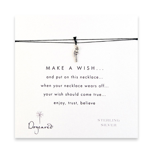 make a wish necklace with sterling silver parrot on evergreen