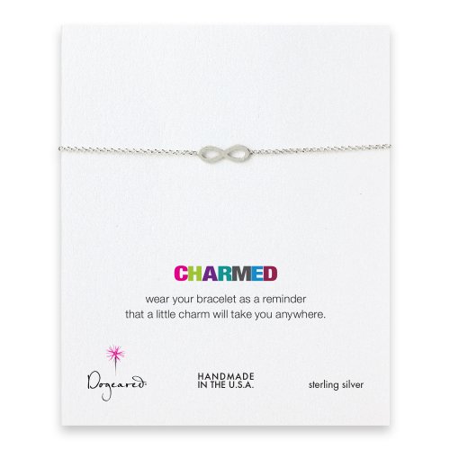 charmed infinity bracelet, sterling silver
