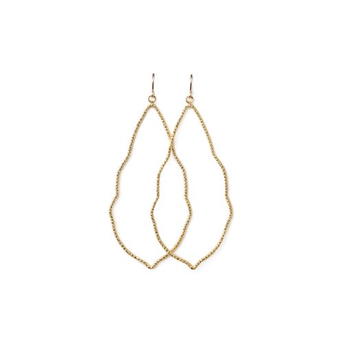 always beautiful sparkle moroccan earrings, gold dipped