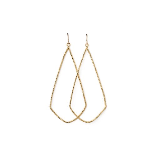 always beautiful sparkle swing earrings, gold dipped
