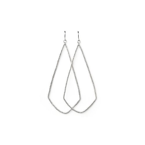 always beautiful sparkle swing earrings, sterling silver
