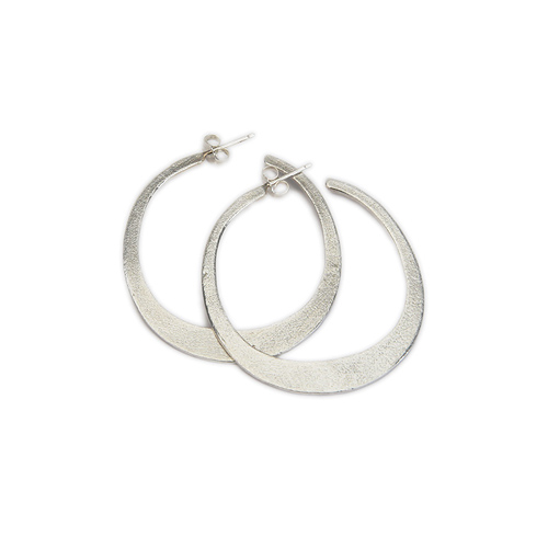 daily wear sterling silver hoop earrings