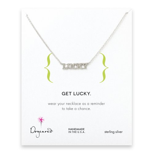lucky necklace, sterling silver