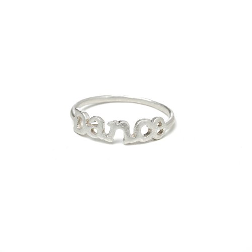 dance ring, sterling silver, size 6