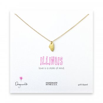 illinois+necklace%2C+gold+dipped