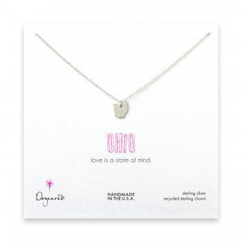 ohio necklace, sterling silver