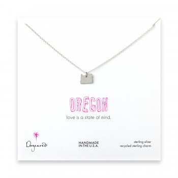 oregon necklace, sterling silver