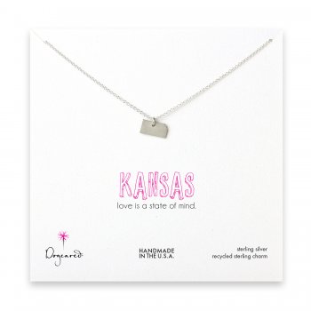 kansas necklace, sterling silver