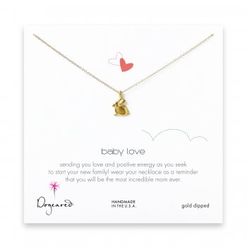 future mom necklace, gold dipped