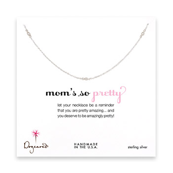 mom's so pretty sterling silver necklace with white rice pearls