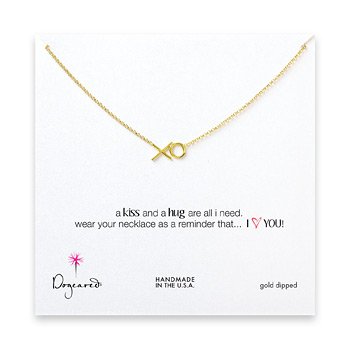xo+necklace%2C+gold+dipped