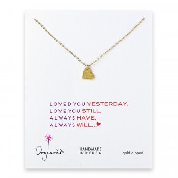 love+collection+sparkle+heart+necklace%2C+gold+dipped