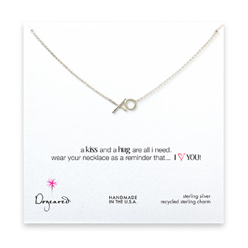 xo+necklace%2C+sterling+silver