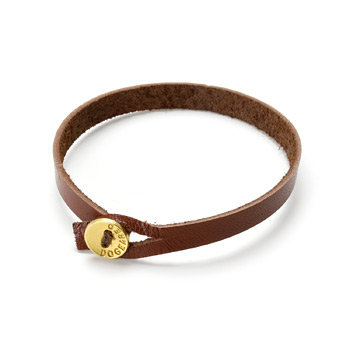 friendship single wrap chocolate leather bracelet