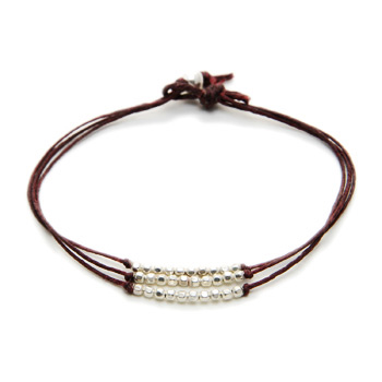 maroon sparkle bracelet