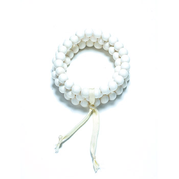 not to worry ivory wood bracelet set of 3