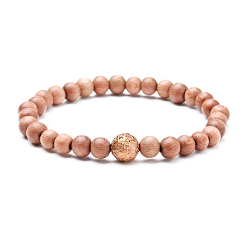 not+to+worry+rose+wood+bracelet+with+rose+gold+dipped+sparkle+ball