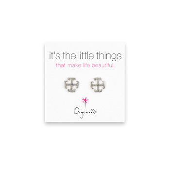 small+english+cross+stud+earrings%2C+sterling+silver