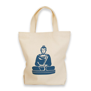 buddha organic tiny tote bag