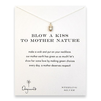 blow a kiss to mother nature reminder necklace with sterling silver acorn : Dogeared Jewels and Gifts : acorn sterling silver dogeared jewels and gifts blow a kiss to mother nature