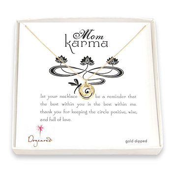 mom karma gold dipped necklace : Dogeared Jewels and Gifts :  dogeared jewels and gifts mom karma mom karma