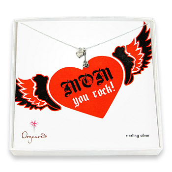 mom you rock sterling silver necklace : Dogeared Jewels and Gifts