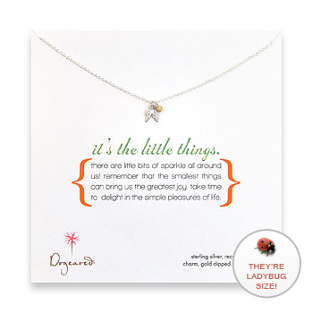 it's the little things sterling silver necklace with angel wing charm : Dogeared Jewels and Gifts :  sterling silver dogeared jewels and gifts its the little things stardust bead