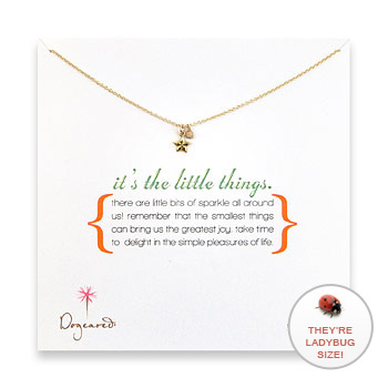 it's the little things gold dipped necklace with lucky star charm : Dogeared Jewels and Gifts :  star dogeared jewels and gifts stardust bead lucky star