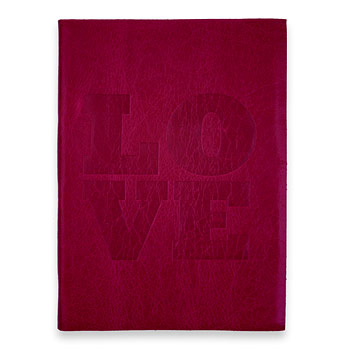large love journal with berry leather : Dogeared Jewels and Gifts