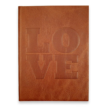 large love journal with pumpkin leather : Dogeared Jewels and Gifts