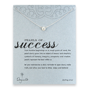 pearls of success sterling silver reminder necklace pearls of success sterling silver reminder necklace