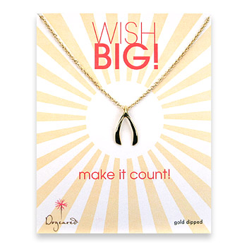 \#3 the golden 'mischa' wishbone : Dogeared Jewels and Gifts