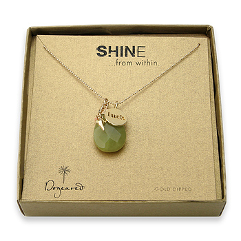 shine luck necklace with giant teardrop shine luck necklace with giant teardrop