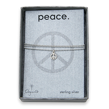 peace seed sterling silver necklace on tiny ball chain peace seed sterling silver necklace on tiny ball chain