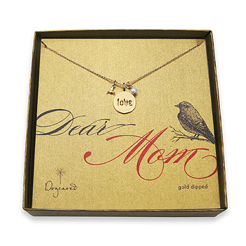 love makes the world go round gold dipped necklace : Dogeared Jewels and Gifts :  pearl dogeared jewels and gifts dear mom love