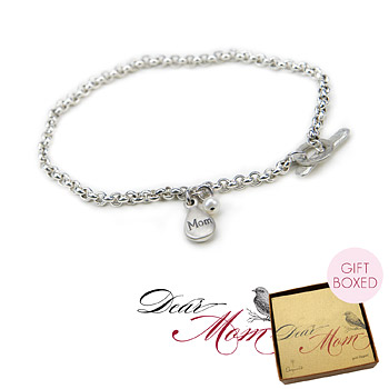 mom's so pretty sterling silver charm bracelet : Dogeared Jewels and Gifts :  pearl sterling silver dogeared jewels and gifts dear mom
