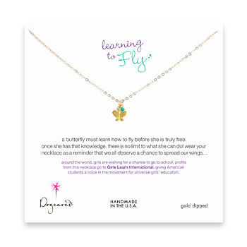learning+to+fly+gold+dipped+necklace+with+butterfly+and+green+onyx+bead