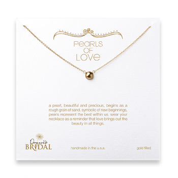 bridal+pearls+of+love+gold+pearl+necklace%2C+gold+dipped